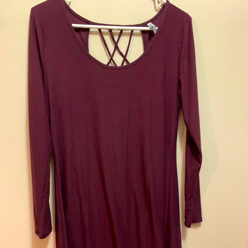 Maroon dress